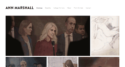 Desktop Screenshot of annmarshallart.com